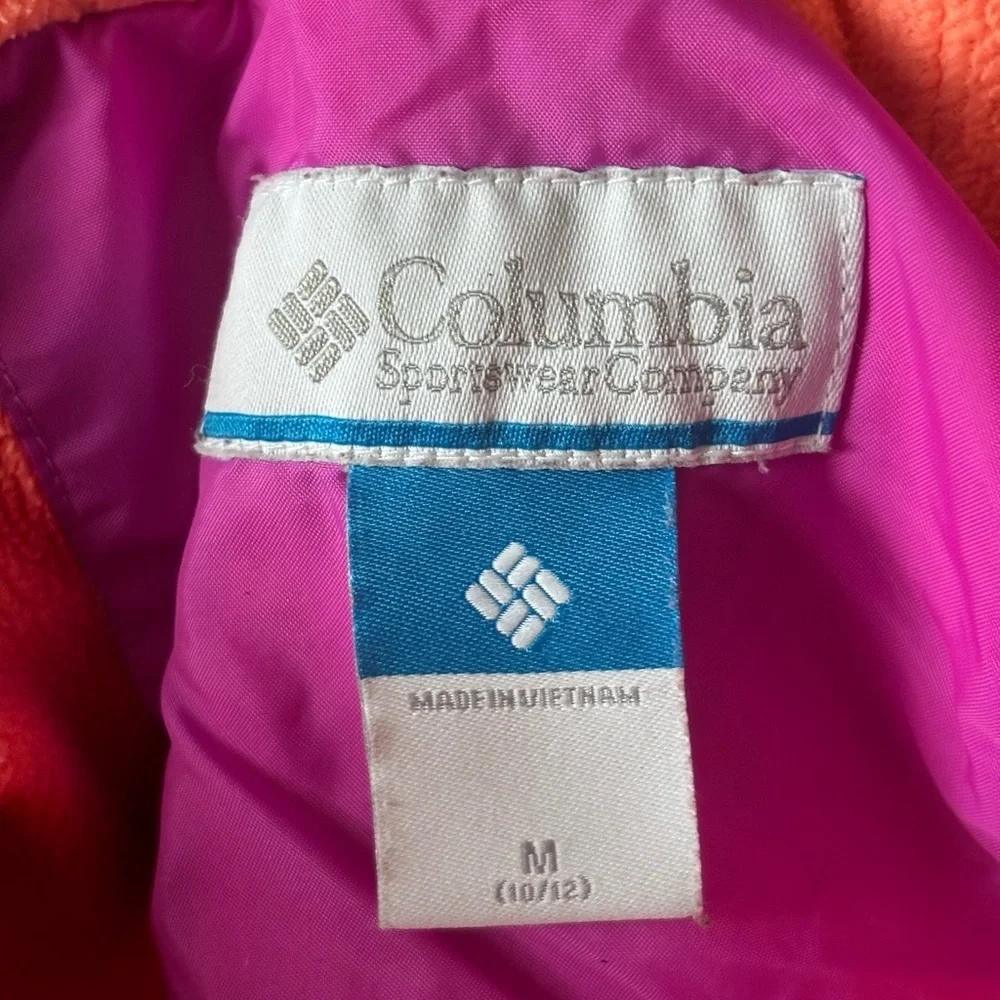 Sporty and Stylish Columbia Kids Vibrant Purple Raincoat | Size M (10/12)